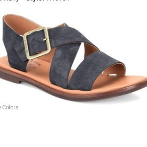 Korkease Nara Sandals in Grey/Blue